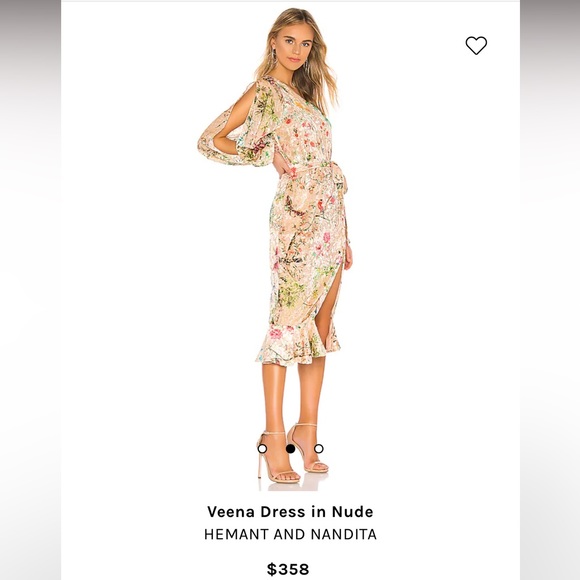 Hemant and Nandita Veena dress in Nude size S - Picture 2 of 2